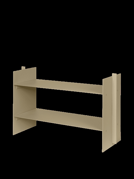 Lager low rack - lav reol i cashmere fra Ferm Living