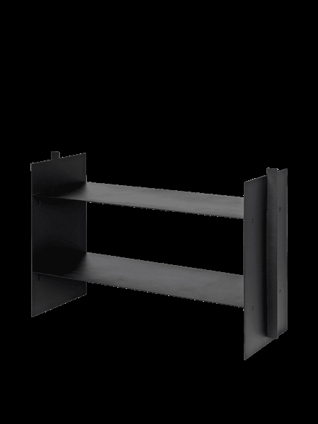 Lager low rack - lav reol i sort fra Ferm Living