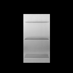 Lager wall shelf triple -  væghylde i aluminium fra Ferm Living