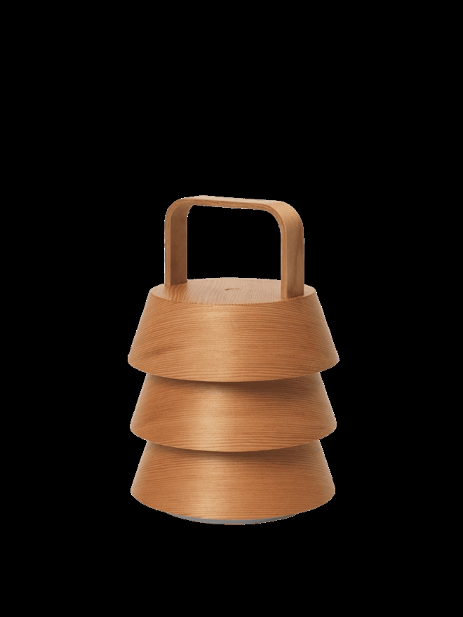 Luver Portabel lampe i natur fra Ferm Living