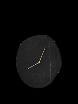 Vægur Melt Wall Clock i sort fra Ferm Living