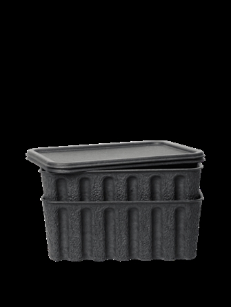Paper Pulp large charcoal - opbevaringskasser fra Ferm Living