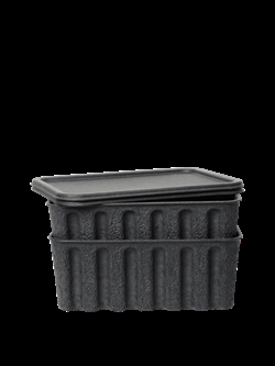 Paper Pulp large charcoal - opbevaringskasser fra Ferm Living