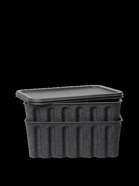 Paper Pulp large charcoal - opbevaringskasser fra Ferm Living
