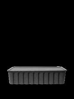 Paper Pulp Xlarge charcoal - opbevaringskasser fra Ferm Living