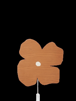 Poesie væglampe - blomster formet lampe brun Ferm Living