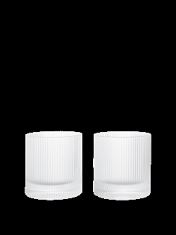 Ripple Tumbler drikkeglas klar 2 stk fra Ferm Living