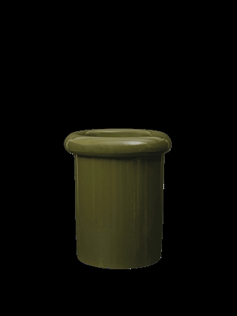 Rollo Pot small - Urtepotteskjuler H36 moss green fra Ferm Living