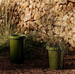 Rollo Pot small - Urtepotteskjuler H36 moss green fra Ferm Living