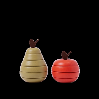 Stabeltårn æble & pære fra Ferm Living