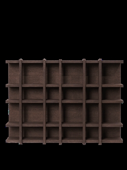 Tilem Shelf - 6x4 - sættekasse mørk bejseteg fra Ferm Living