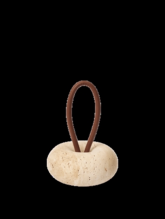 Wa dørstopper travertine fra Ferm Living