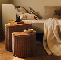 Willora flettet opbevaringsbord- Sæt med 2 fra Ferm Living