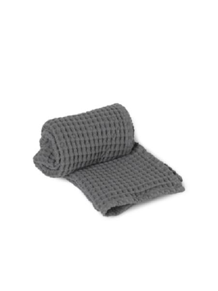 Økologisk håndklæde grå fra Ferm Living