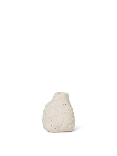 Vulca mini vase offwhite stone fra Ferm Living