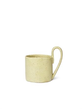 Flow kop - krus gul fra Ferm Living
