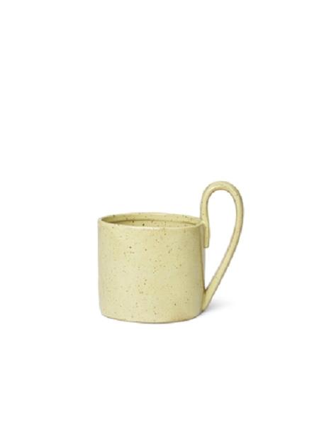 Flow kop - krus gul fra Ferm Living