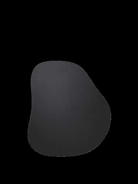 Willora magnetisk tavle sort fra Ferm Living