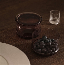 Boya Stackable Containers - Ø10.5  - lågkrukke mauve fra Ferm Living