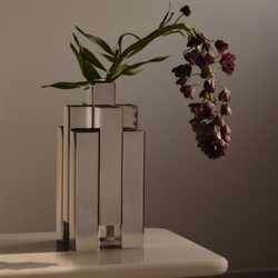 Tessera Vase - 3x3 - poleret spejl fra Ferm Living