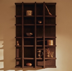 Tilem Shelf - 4x6 - sættekasse mørk røget eg fra Ferm Living