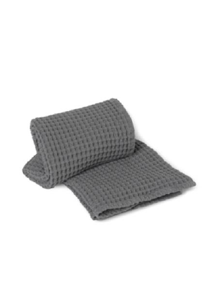 Økologisk badehåndklæde grå fra Ferm Living