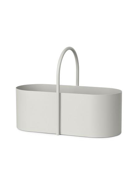 Grip Toolbox - opbevaringskasse med håndtag i lysegrå fra Ferm Living