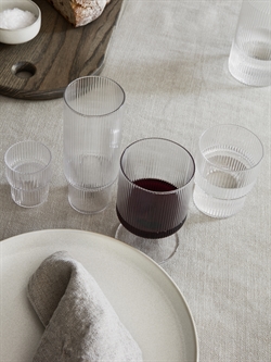 Ripple small glas 4 stk fra Ferm Living