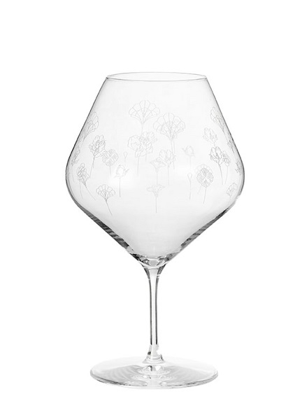 Flower Wine XL- krystal vinglas pk2 fra Frederik Bagger