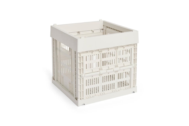 HAY Colour Crate folde opbevaringskasse Cube offwhite