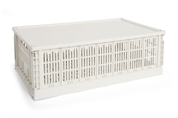 HAY Colour Crate plastik låg X-large til opbevaringskasse offwhite