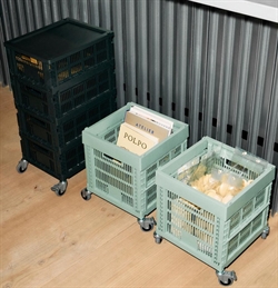 HAY Colour Crate hjul til medium kurv