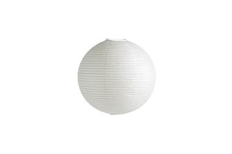 Loftlampe i rispapir - lampeskærm i hvid Ø50 cm fra Hay