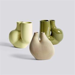 W&S vase keramisk vase Chubby oliven grøn fra HAY