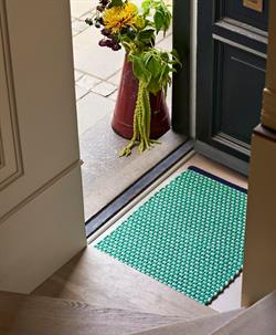 Door Mat - Dørmåtte lysegrøn 50 x 70 cm fra Hay