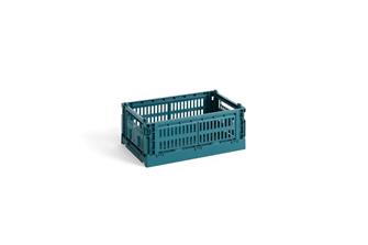HAY Colour Crate folde opbevaringskasse small ocean grøn