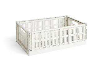 HAY Colour Crate foldeopbevarings kurv large offwhite