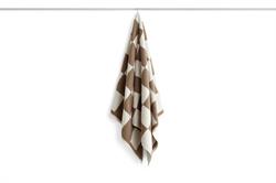 Check Badehåndklæde 70x136cm cappuccino fra HAY