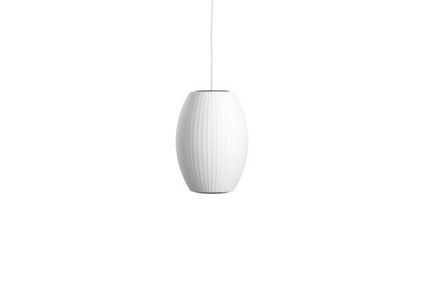 Loftlampe Nelson Cigar Bubble small Ø26 offwhite fra HAY