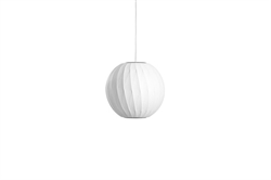 Loftlampe Nelson Ball Crisscross Bubble small Ø32,5 i offwhite fra HAY