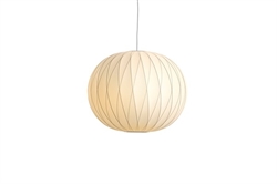 Loftlampe Nelson Ball Crisscross Bubble medium Ø48,5 i offwhite fra HAY