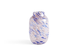 Splash Vase Round large i pink og blå fra HAY