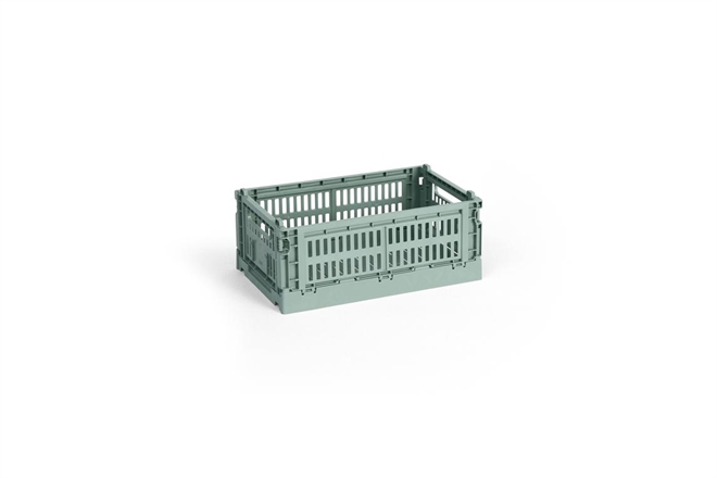HAY Colour Crate folde opbevaringskasse small saga green