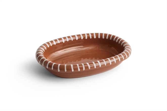 Barro Oval Dish - Oval fad fra HAY small naturel