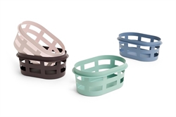 Vasketøjskurv - Laundry Basket recycle blå small fra HAY