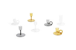 Tiny Candleholder - glas lysestage fra HAY
