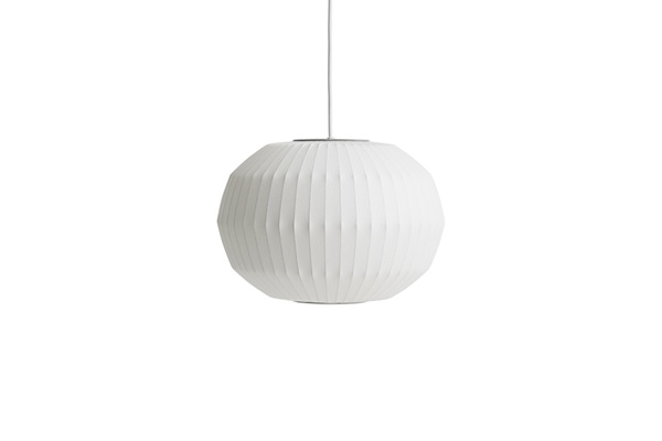 Loftlampe Nelson Angled Sphere Bubble small Ø35 offwhite fra HAY