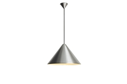 Loftlampe Compass pendant 340 børstet aluminium fra HAY