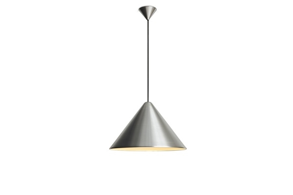 Loftlampe Compass pendant 340 børstet aluminium fra HAY