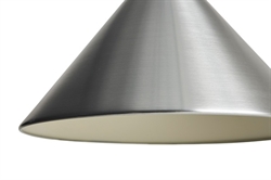 Loftlampe Compass pendant 340 børstet aluminium fra HAY